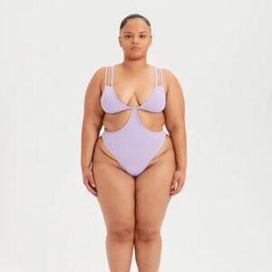 NWT Riot Swim Kylo one-piece swimsuit in Wisteria, Size XL